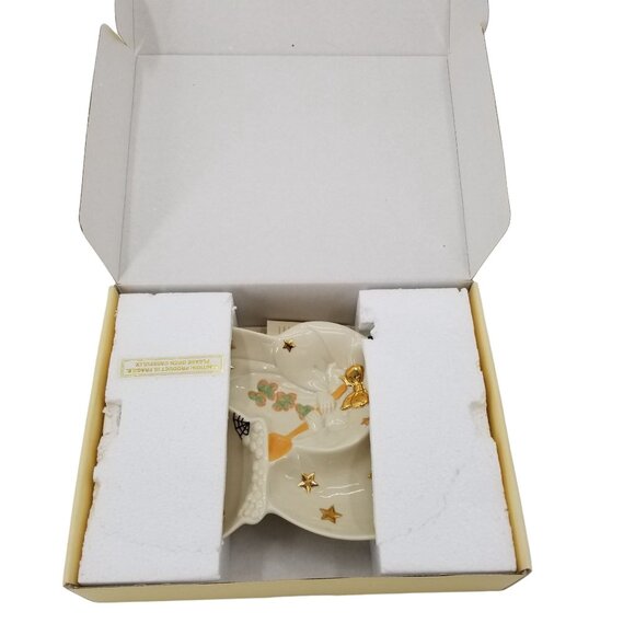 Halloween Witch Lenox Divided Serving Tray Candy Dish Plate RETIRED Original Box - Picture 9 of 12